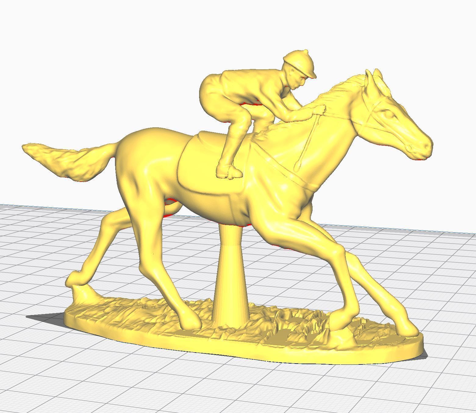 Horse Racing Game Playing Pieces 3D print model_1