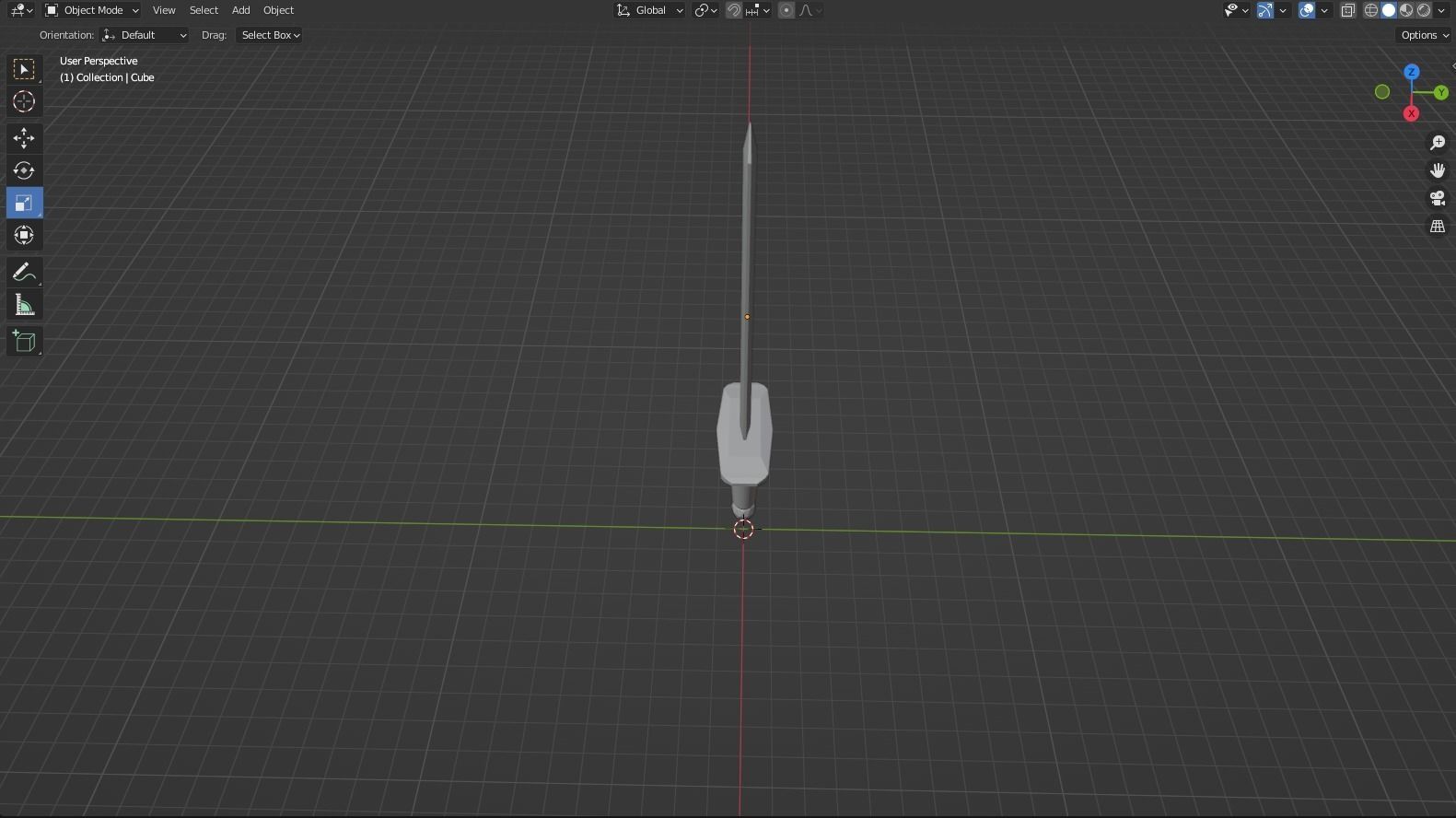 Low-Poly Excalibur  Free 3D model_1