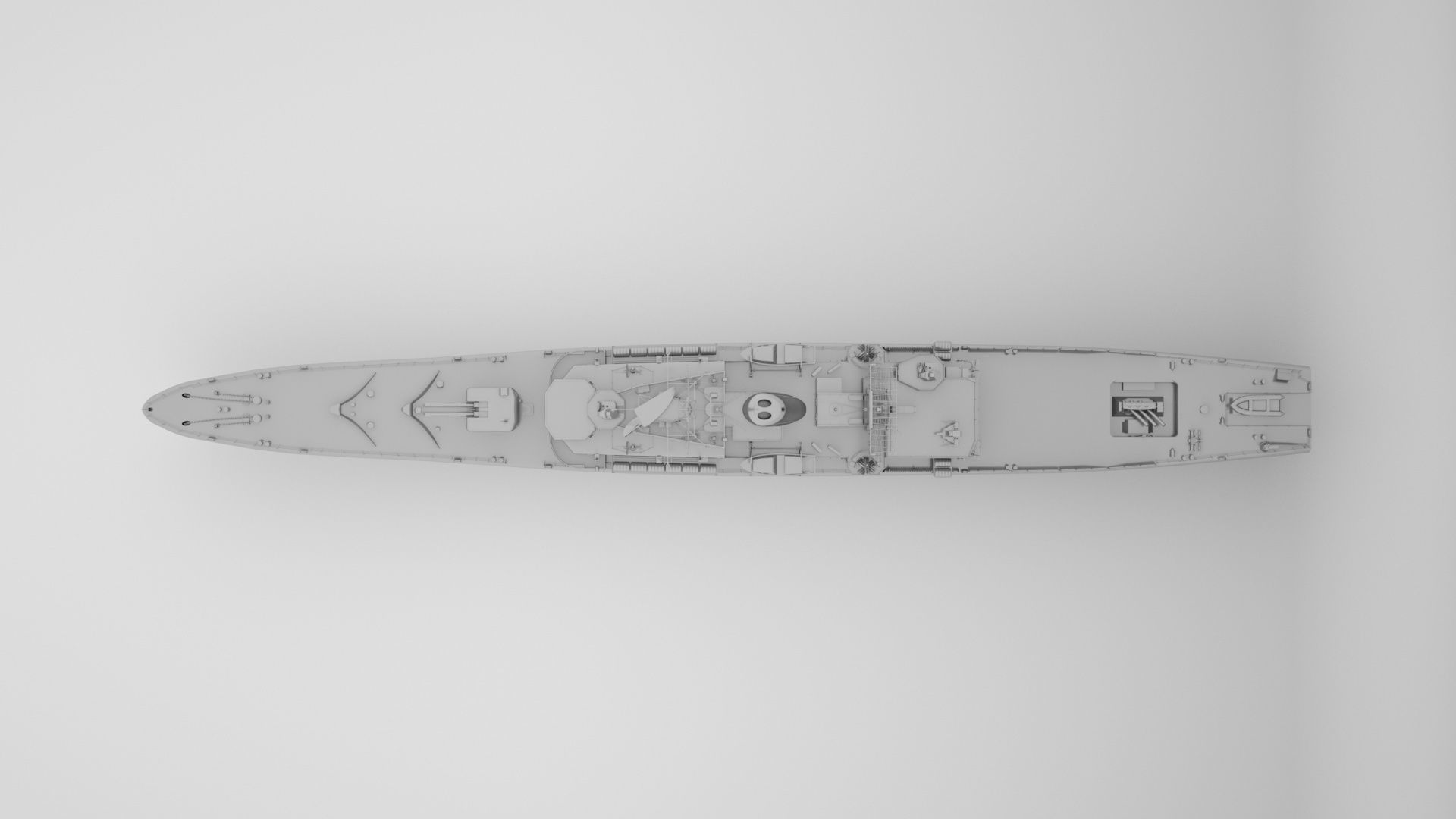 Leander Class Frigate - Royal Navy 3D model_11