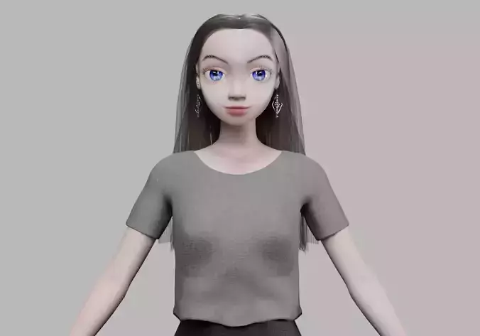 young cute girl V29988 