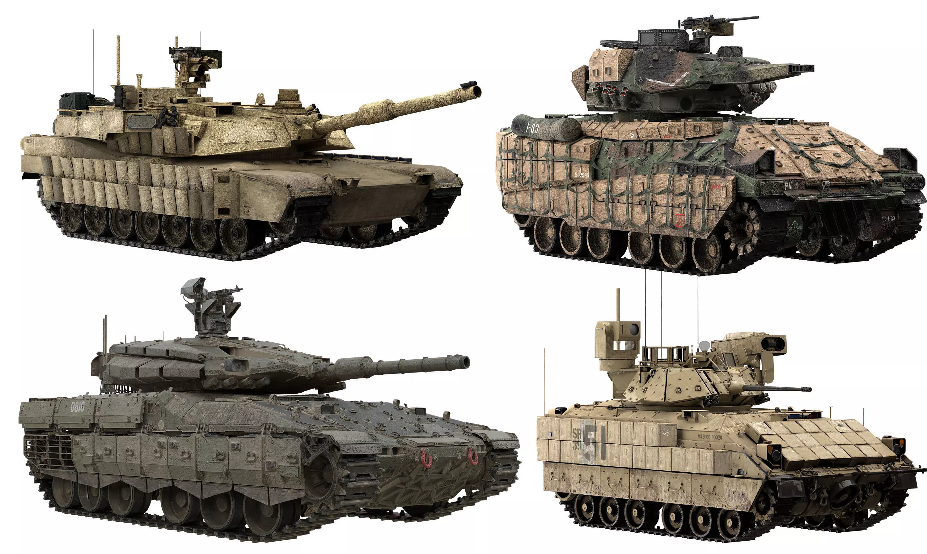 Military Tanks 3D Model Collection_0