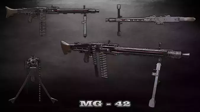 MG 42 3d model