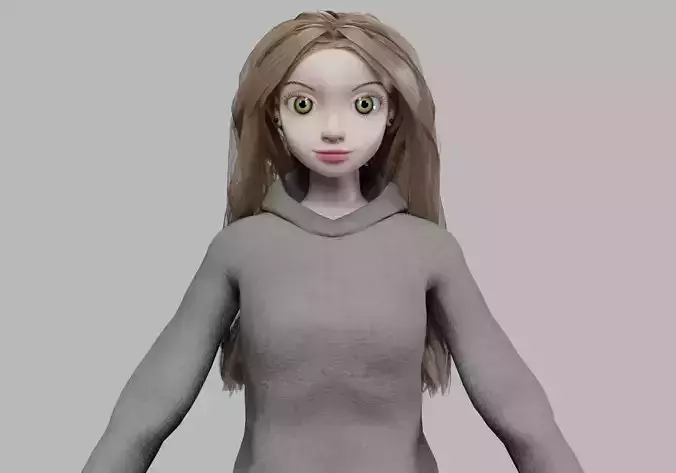 classic young girl V34728 