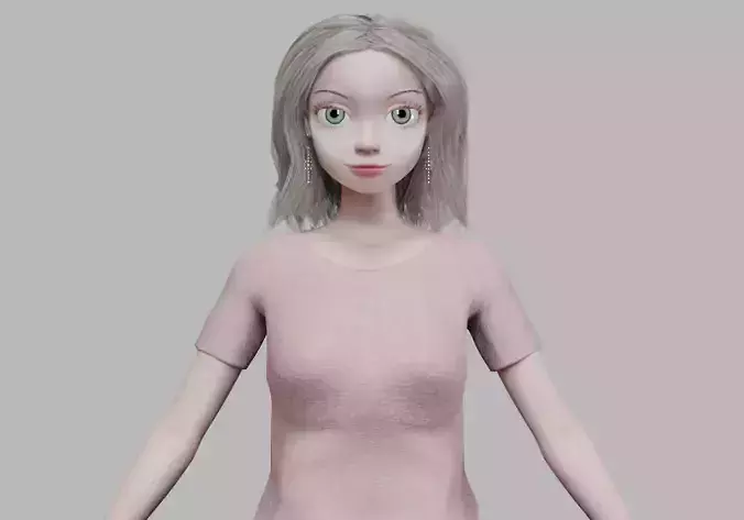 cartoon cute girl V31343 