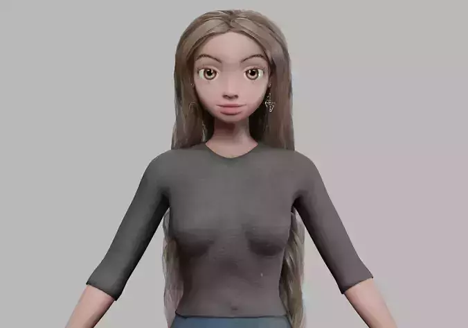 basic young girl V39576 