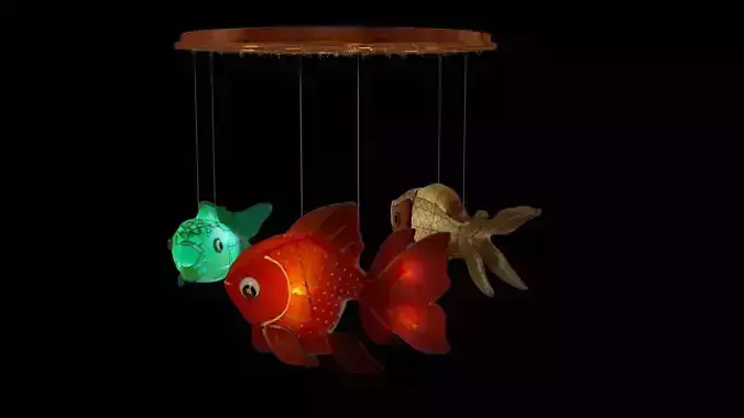 Chinese fish  lantern 
