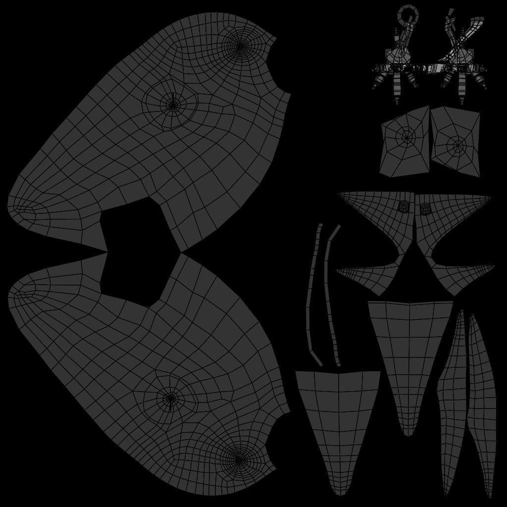 Crow 3D Model Low-poly 3D model_3