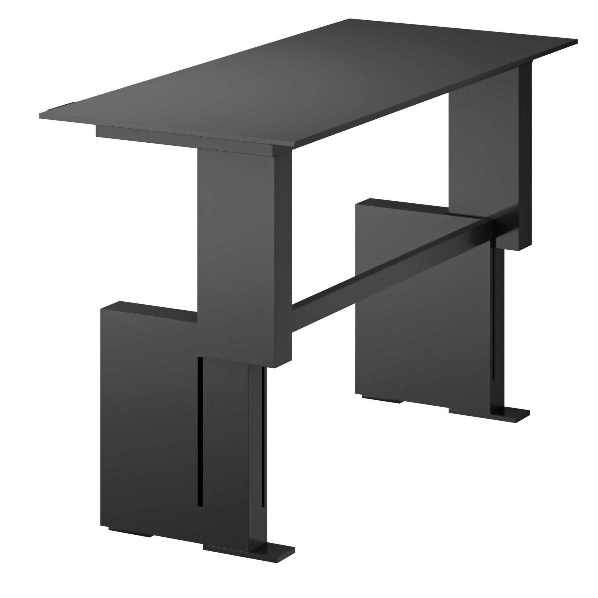 Smart desk Citterio BRIDGE 3D model_5