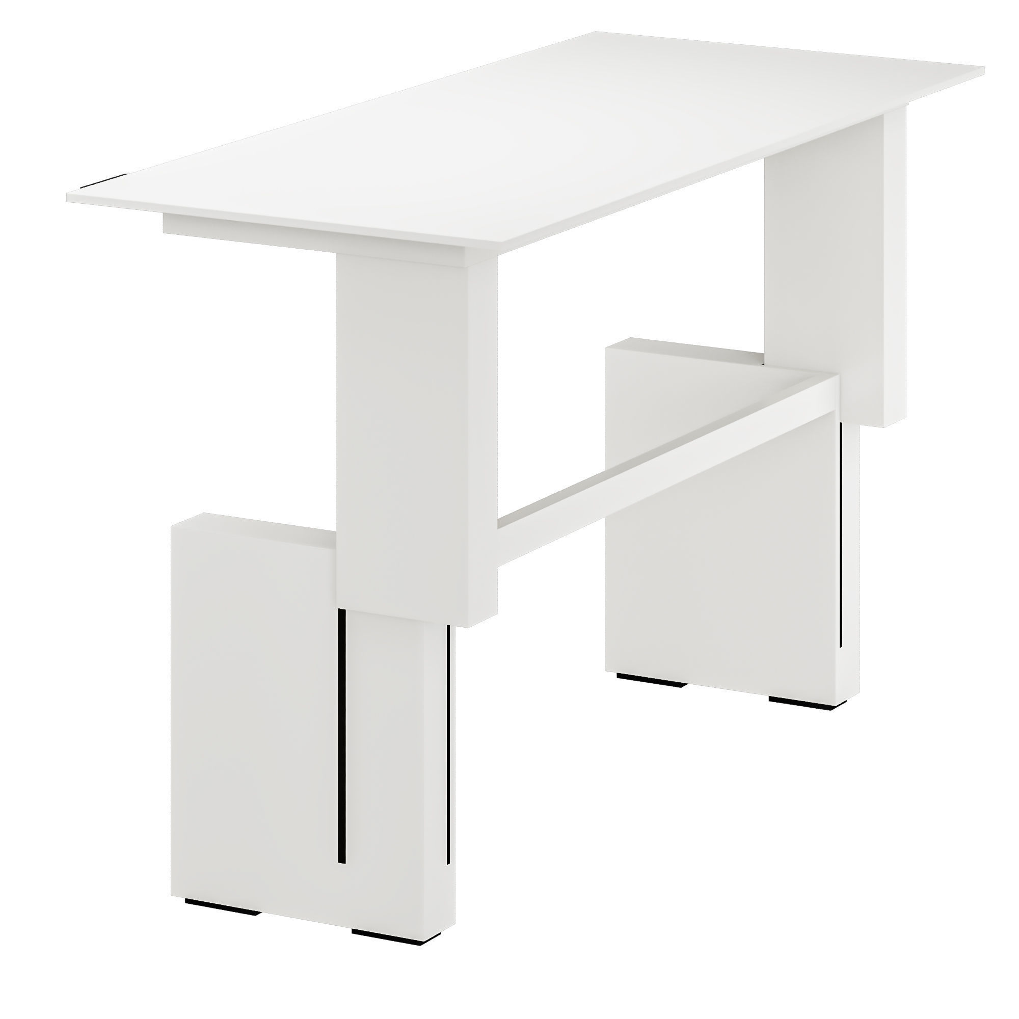 Smart desk Citterio BRIDGE 3D model_4