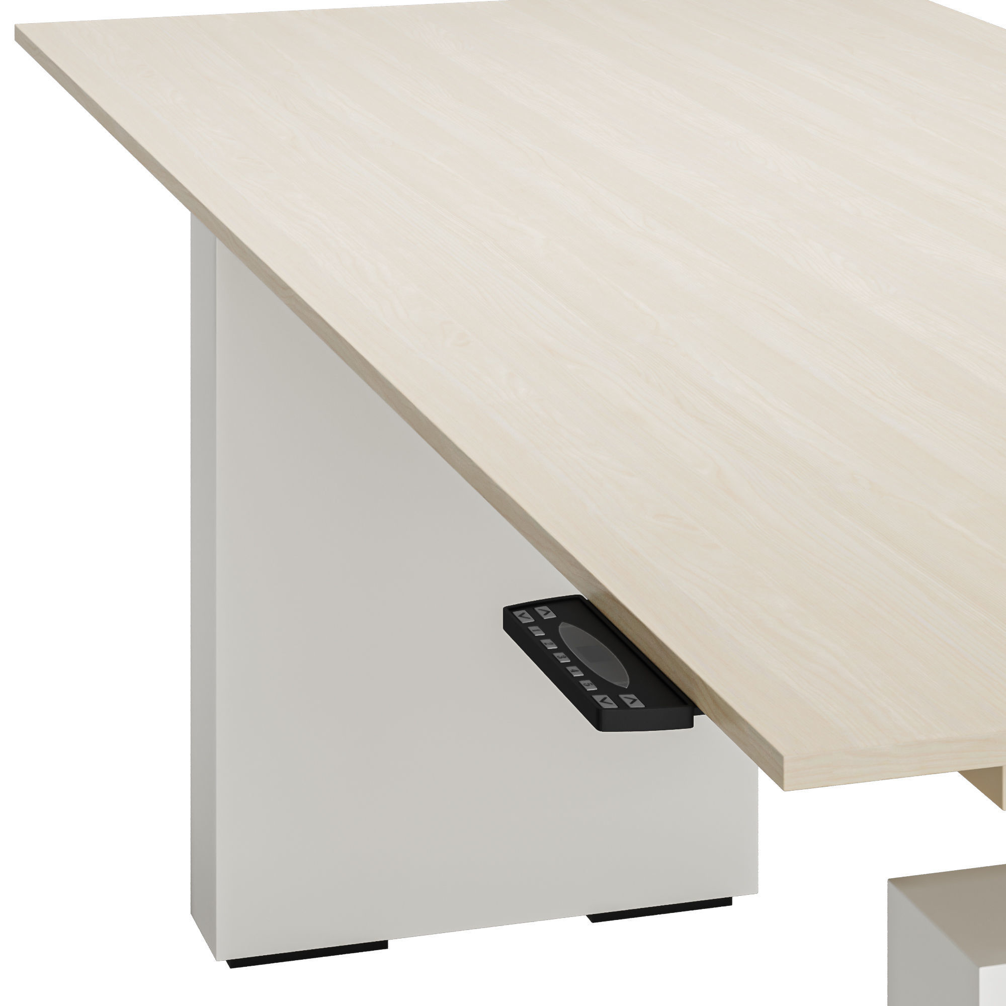 Smart desk Citterio BRIDGE 3D model_7