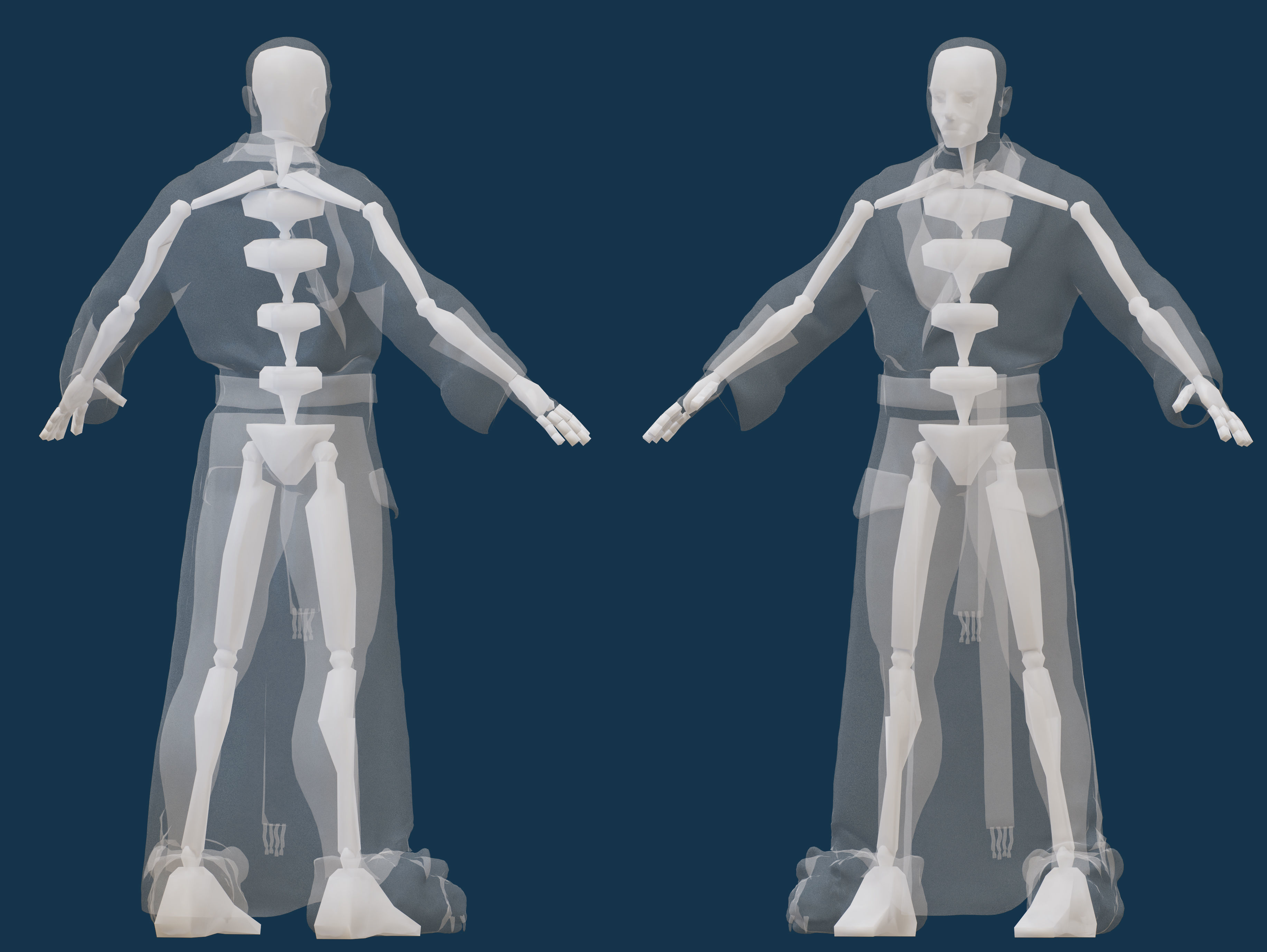 Mr Freeze Low-poly 3D model_9