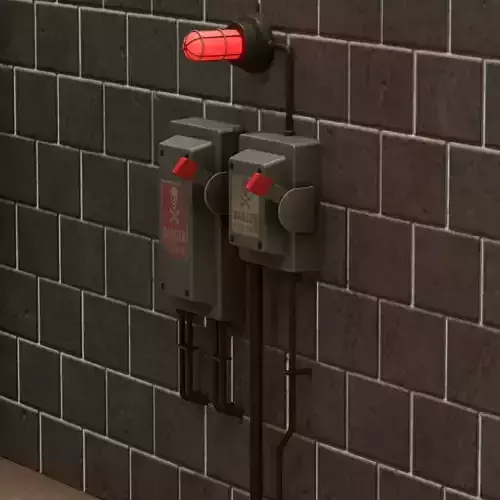 Black Mesa Scene interior 3d model