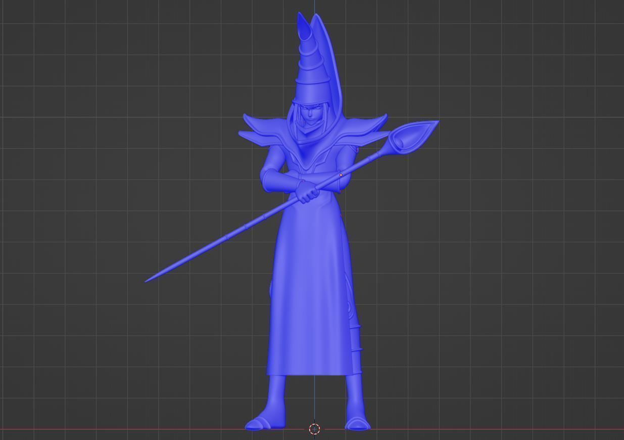 Dark Magician - YuGiOh Duel Monsters 3D model_14