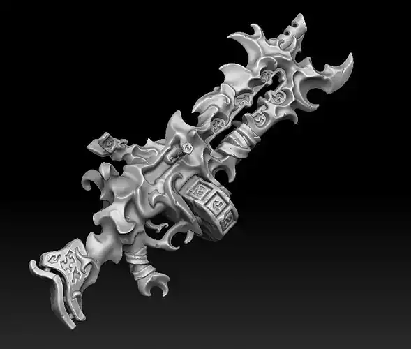 Rune assault rifle 3d print