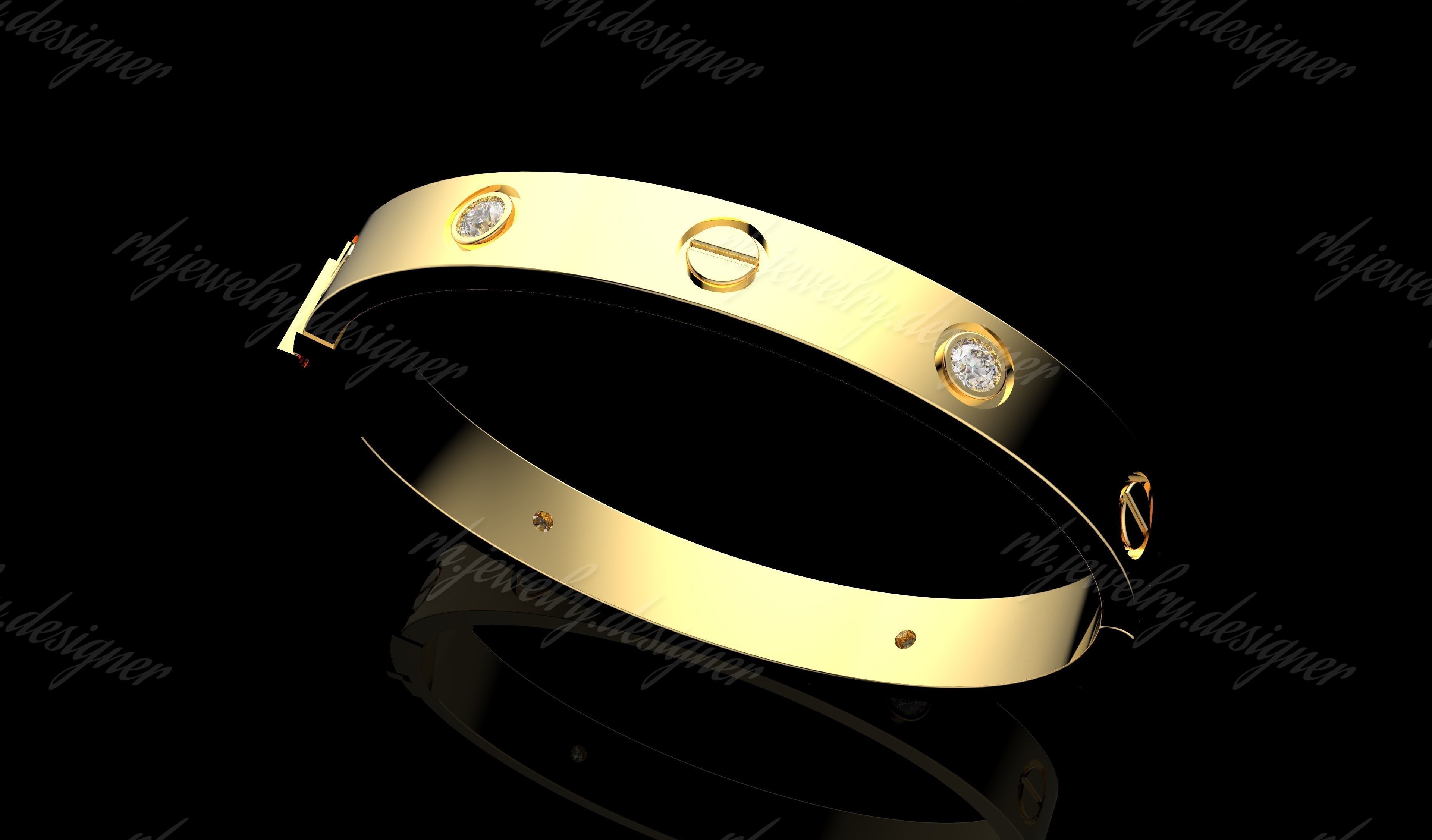 Gold N1191 3D print model_2