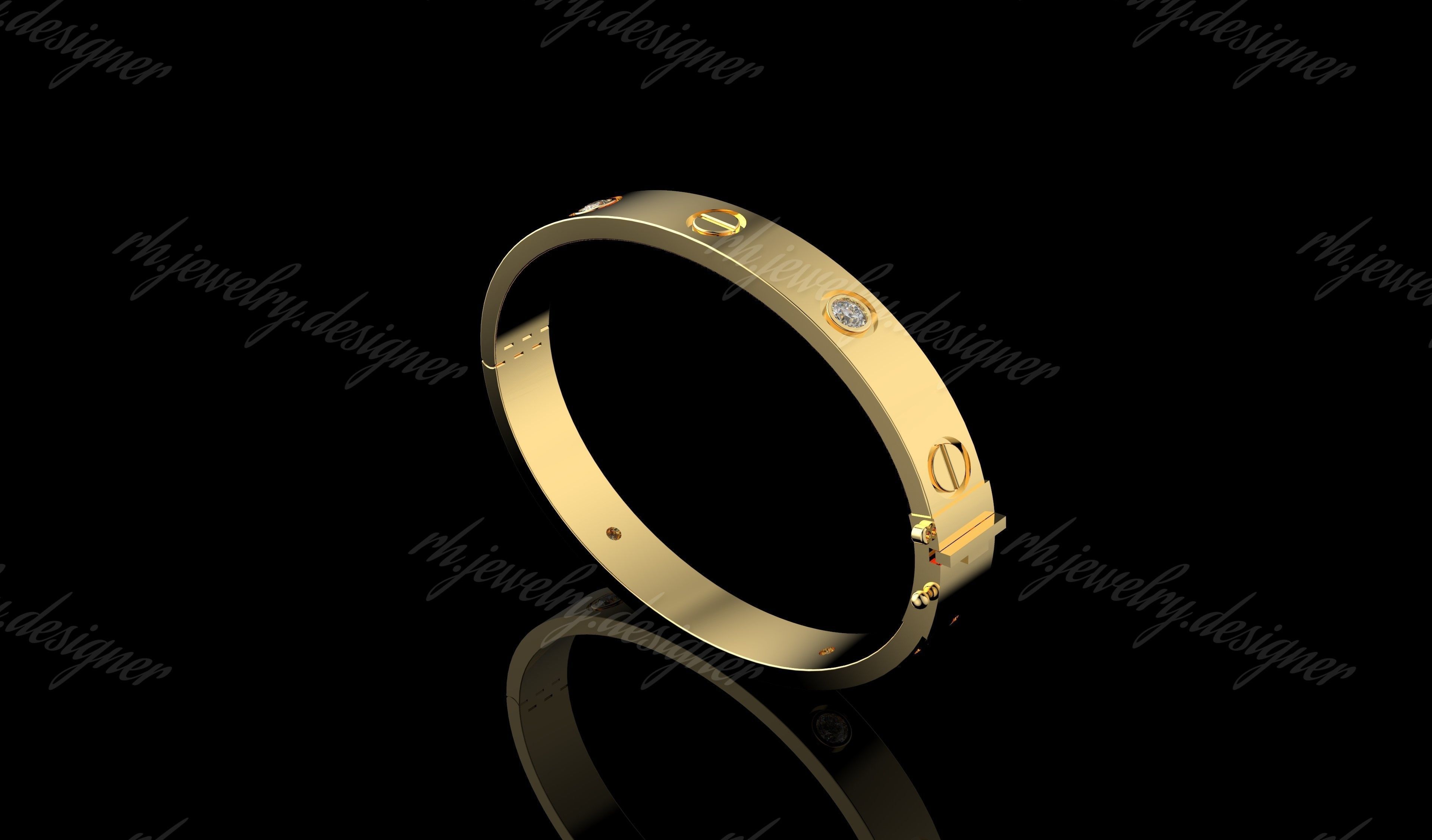 Gold N1191 3D print model_4