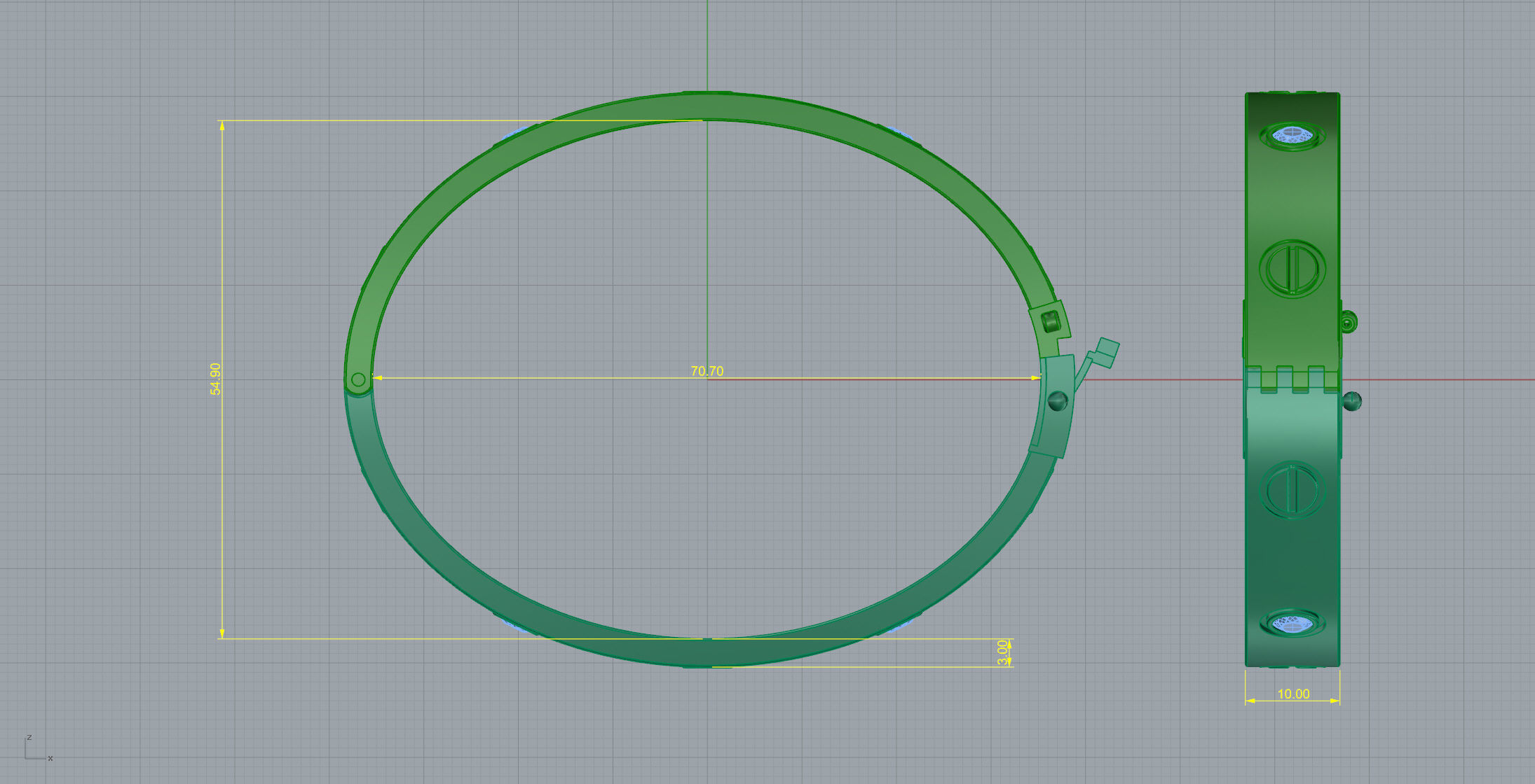 Gold N1191 3D print model_7