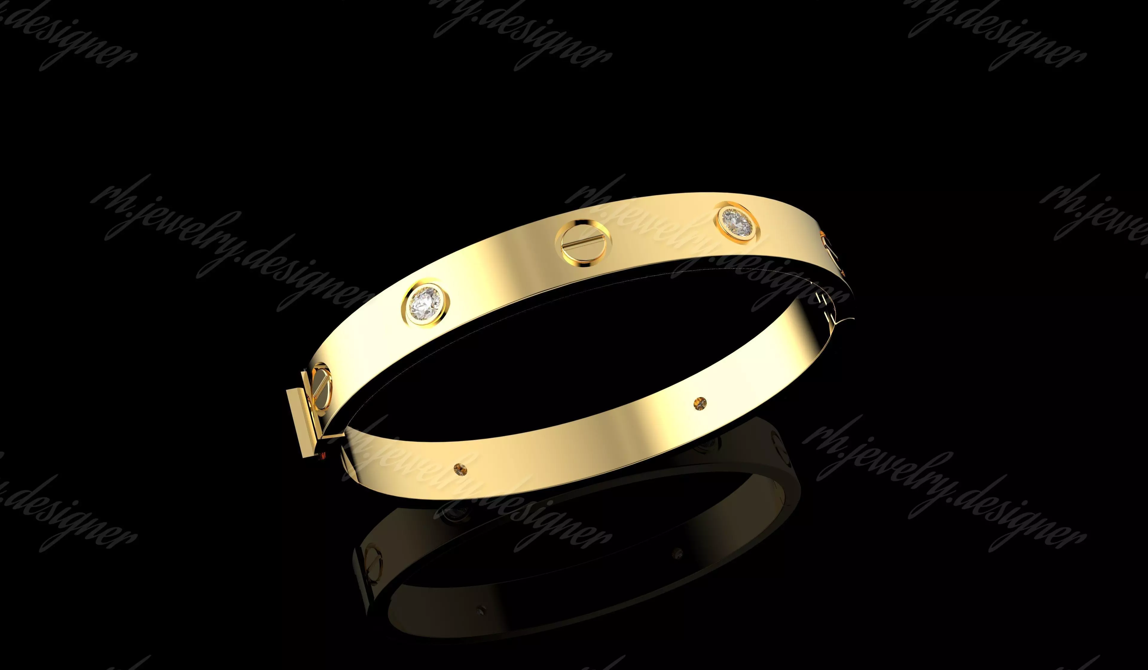 Gold N1191 3D print model_0