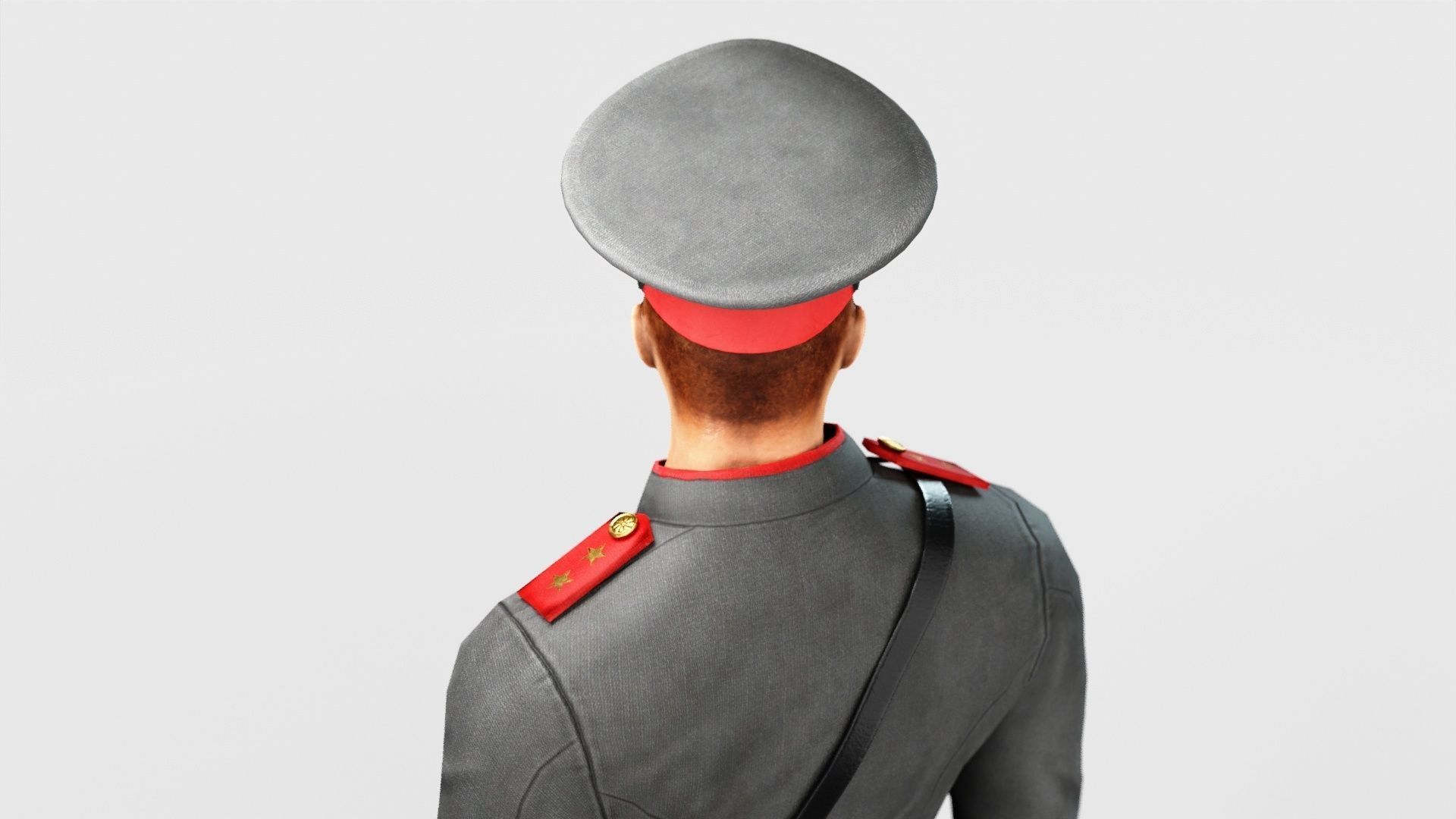 Soldier Low-poly 3D model_50