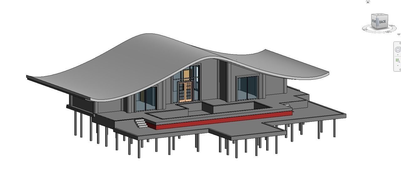 Beach resort designed  3D model_10