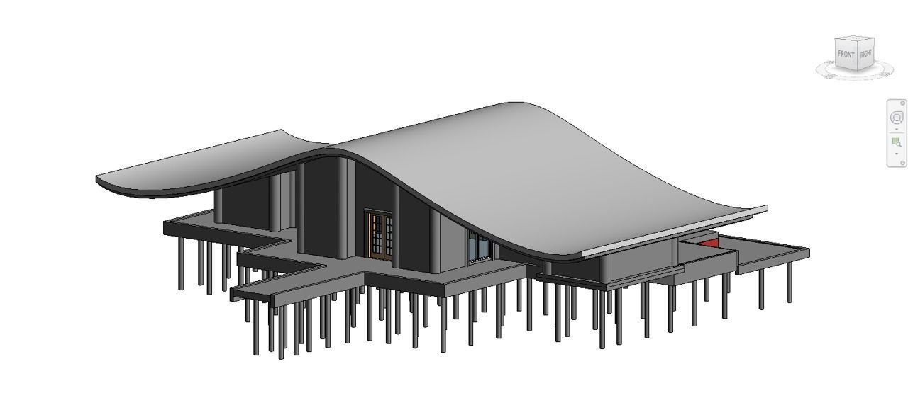 Beach resort designed  3D model_8