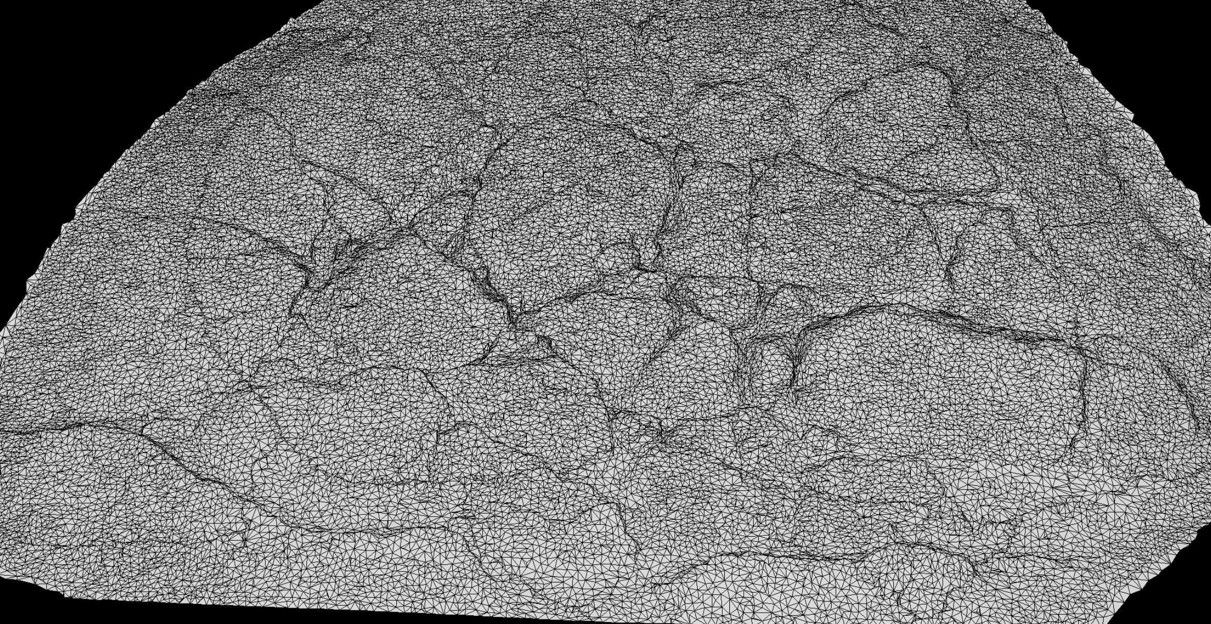 road debris concrete cracked part2 photogrammetry Low-poly 3D model_3