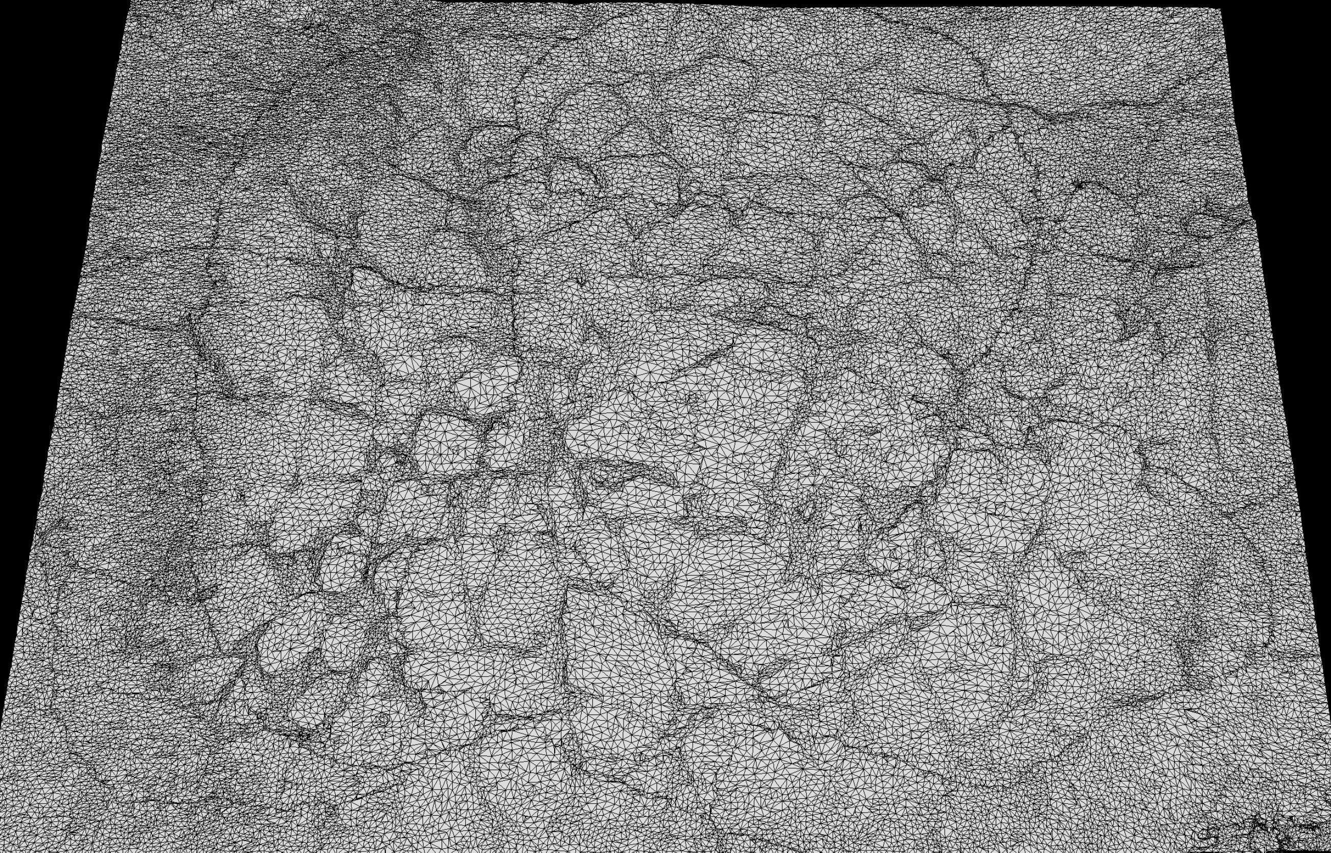 road debris concrete cracked part3 photogrammetry Low-poly 3D model_4