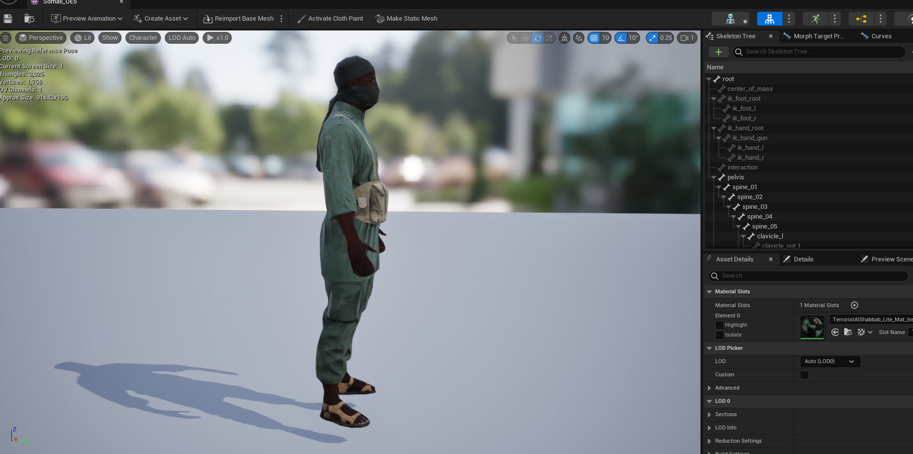 Terrorist Somali-Al-Shabbab-LITE Low-poly 3D model_6