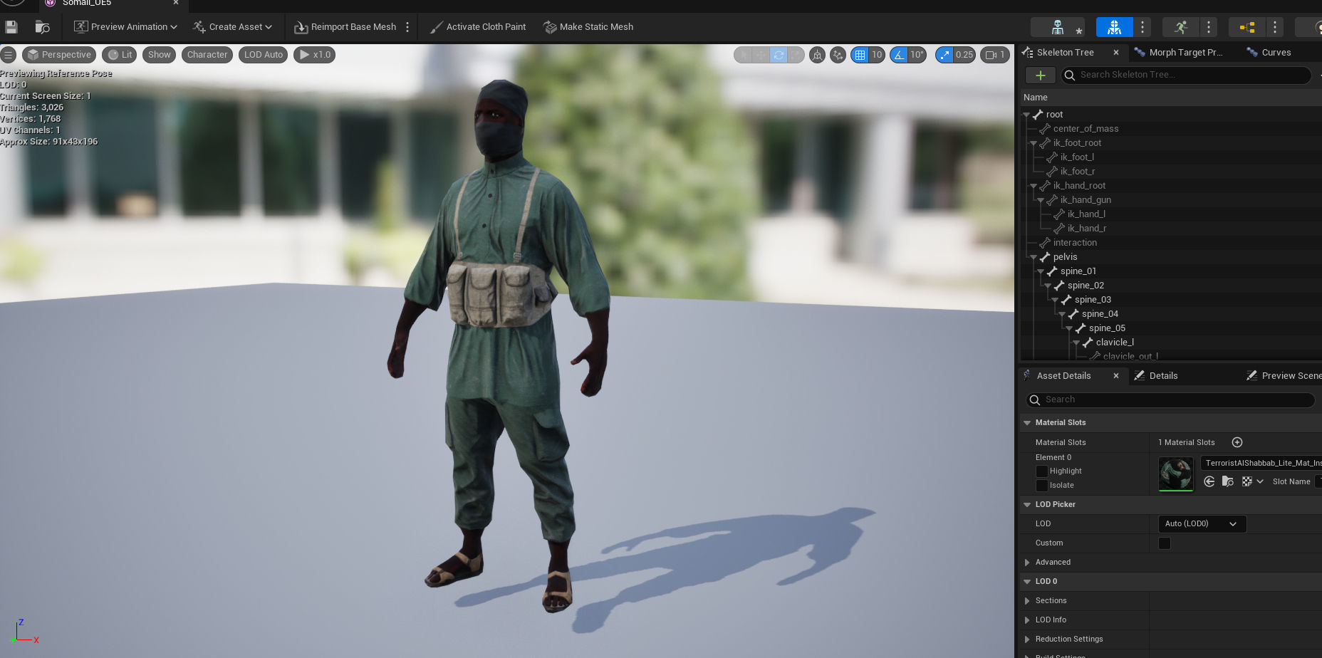 Terrorist Somali-Al-Shabbab-LITE Low-poly 3D model_8