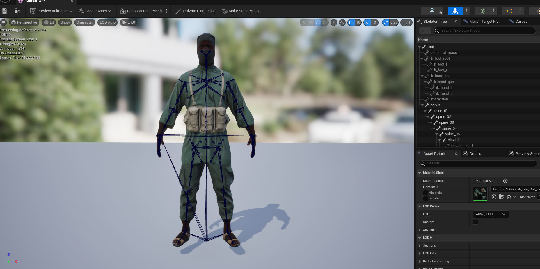 Terrorist Somali-Al-Shabbab-LITE Low-poly 3D model_9