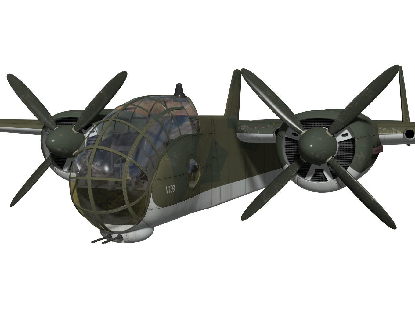 Junkers Ju 288  3D model_4