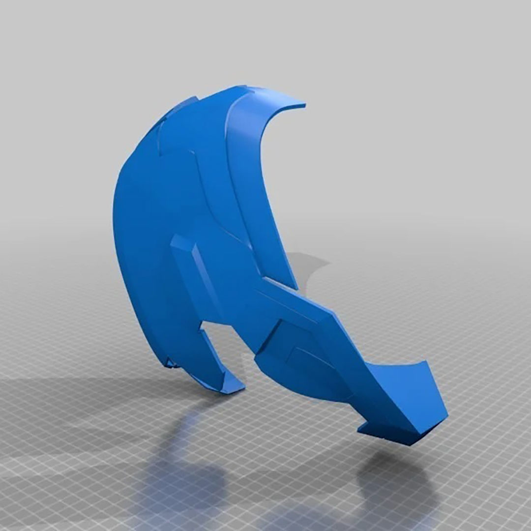 Iron Patriot War Machine Mk1 Helmet 3D Model Ready to Print 3D print model_10