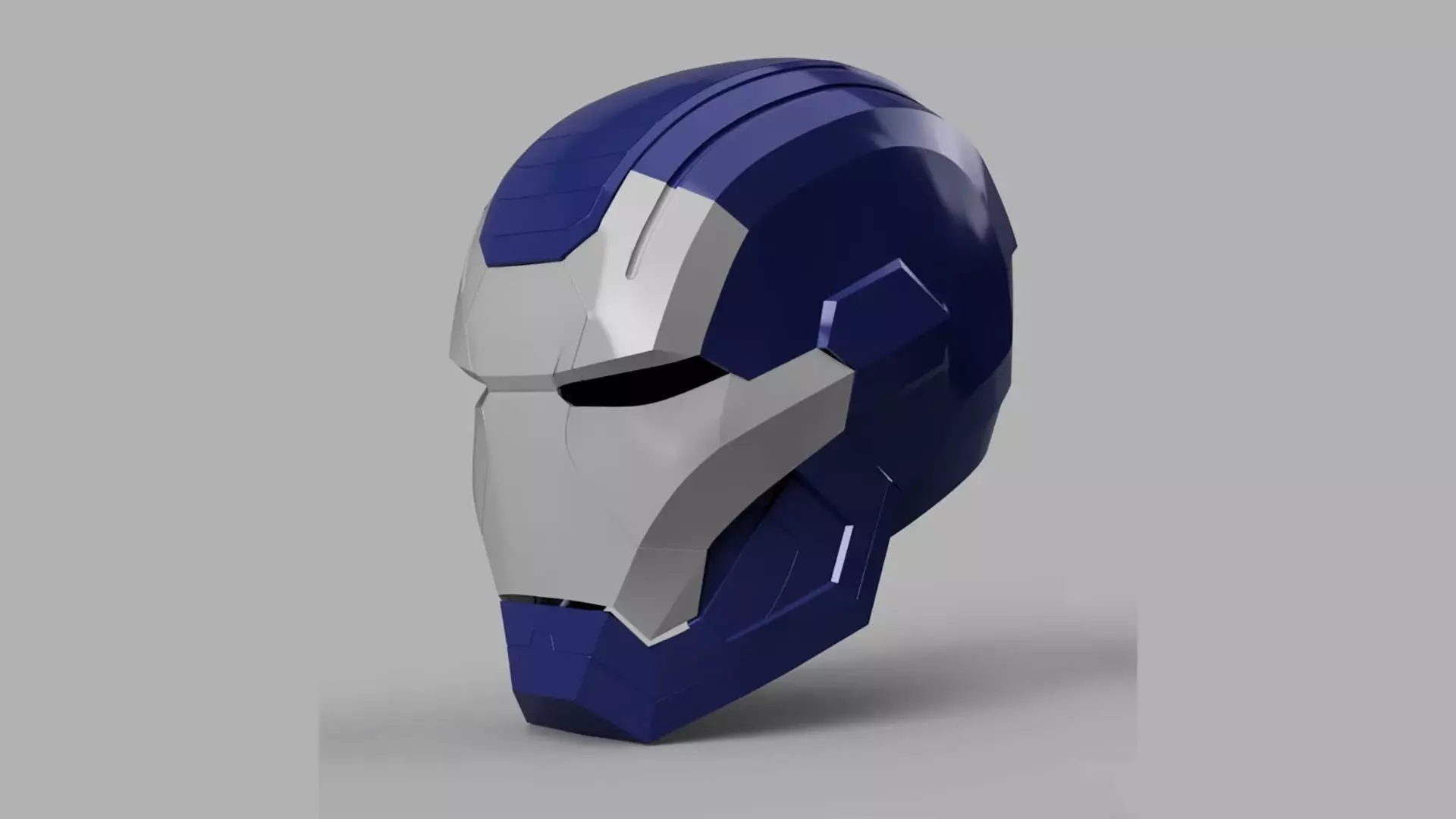 Iron Patriot War Machine Mk1 Helmet 3D Model Ready to Print 3D print model_0