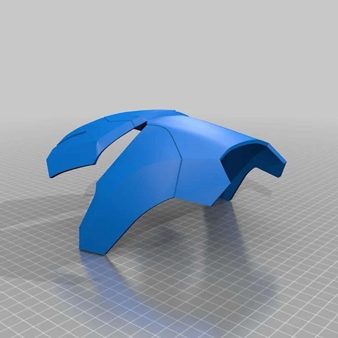 Iron Patriot War Machine Mk1 Helmet 3D Model Ready to Print 3D print model_8