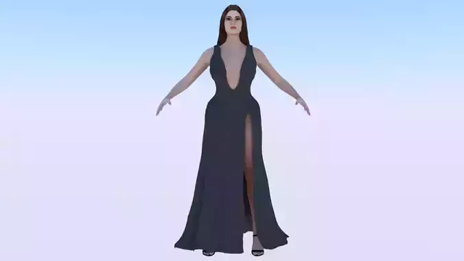 Woman in a Dress 067