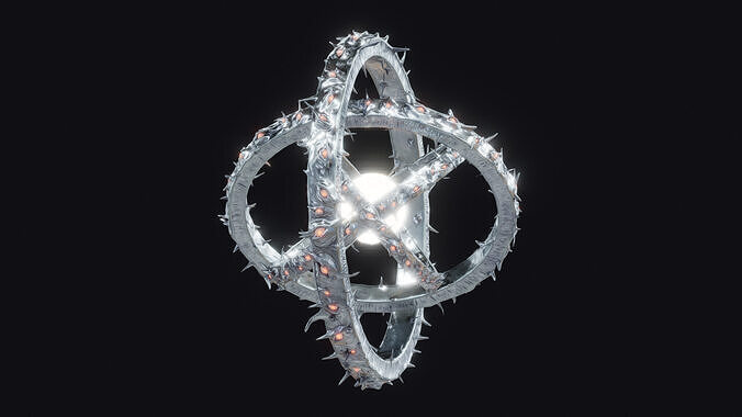 Ophanim Low-poly 3D model
