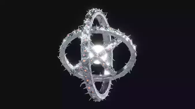 Ophanim Low-poly 3D model
