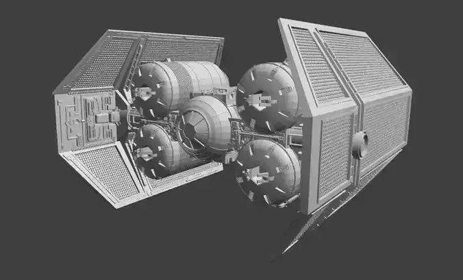 Print ready-tie ca punisher - T bomber starfighter starwars 3D print model