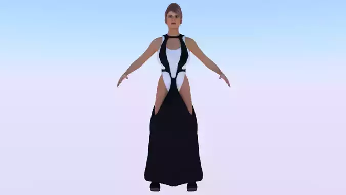 Woman in a Dress 068