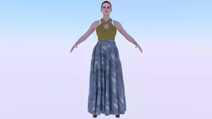 Woman in a Dress 071