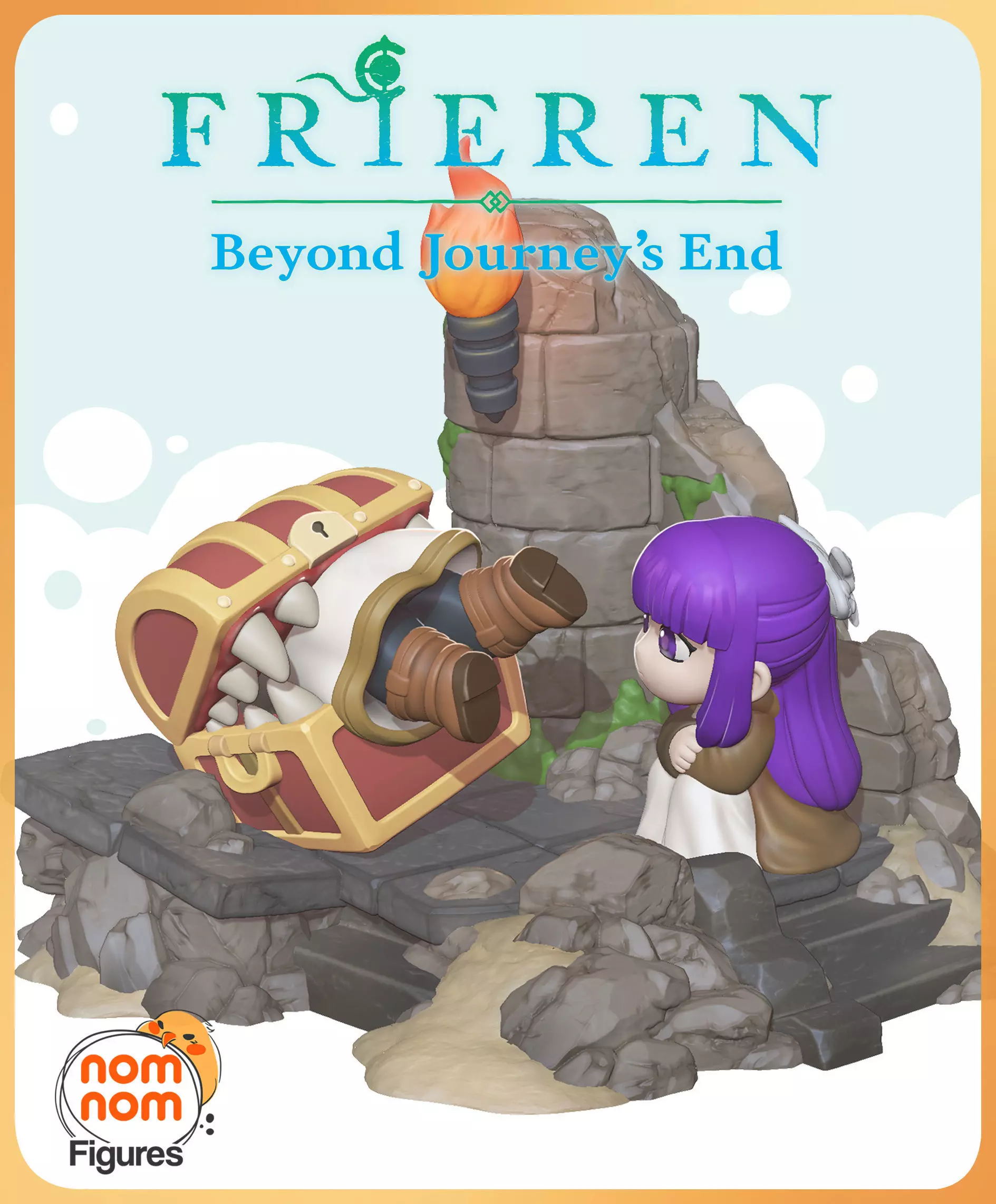 Chibi Mimic Chest x Frieren 3D print model