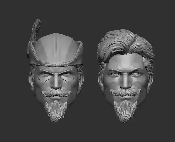 Green Arrow Headsculpt for Action Figures