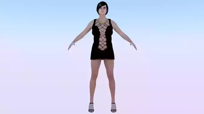 Woman in a Dress 076