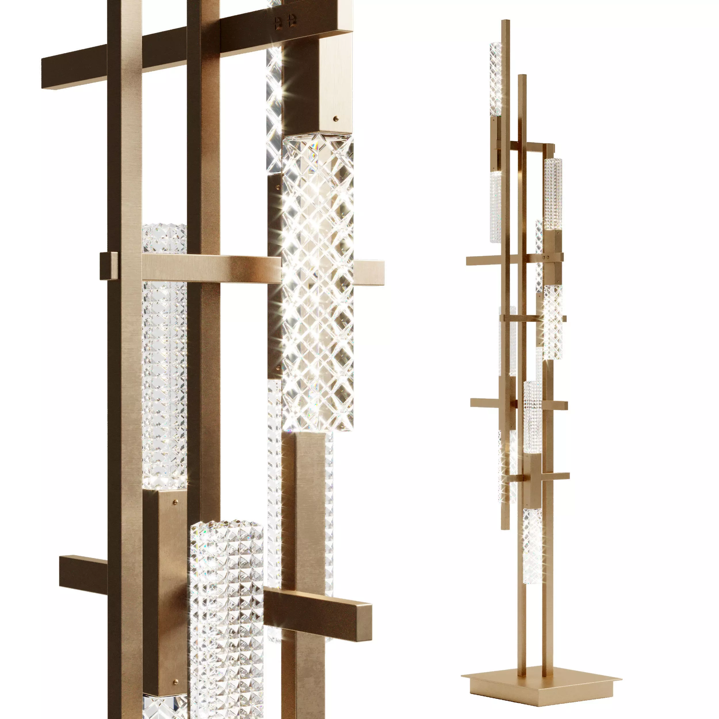 contardi mikado chandelier floor light Low-poly 3D model