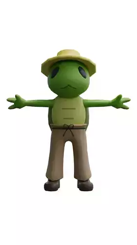 Turtle cartoon character