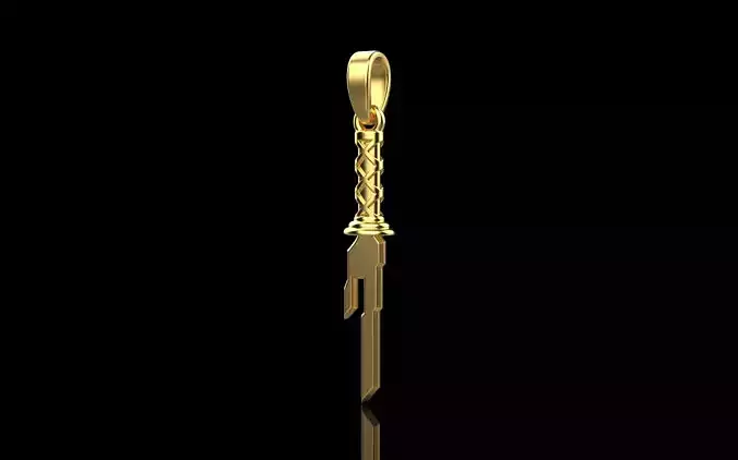 Dagger sword pendant model 999 3D print model