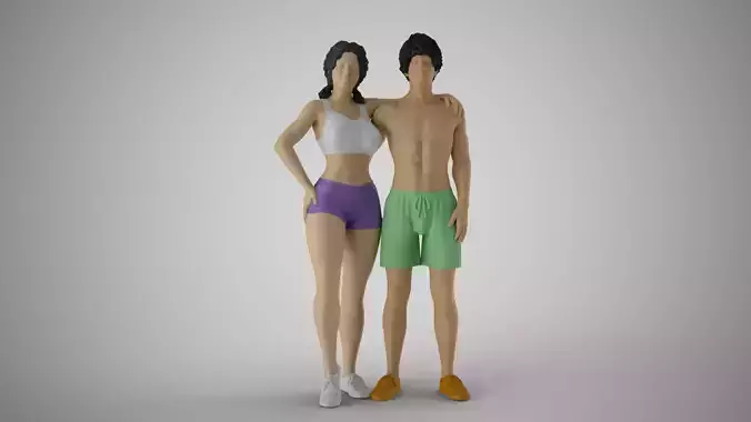 Cheek by Jowl 3D print model Cheek by Jowl 3D print model