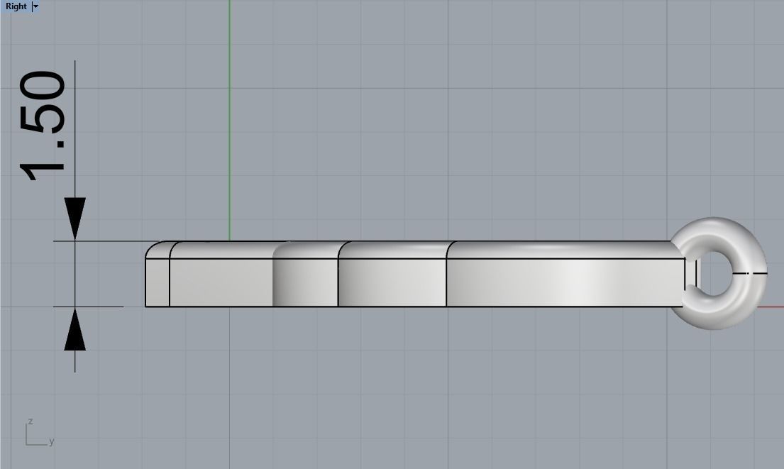 Heart with wings pendant model 1000 3D print model_8