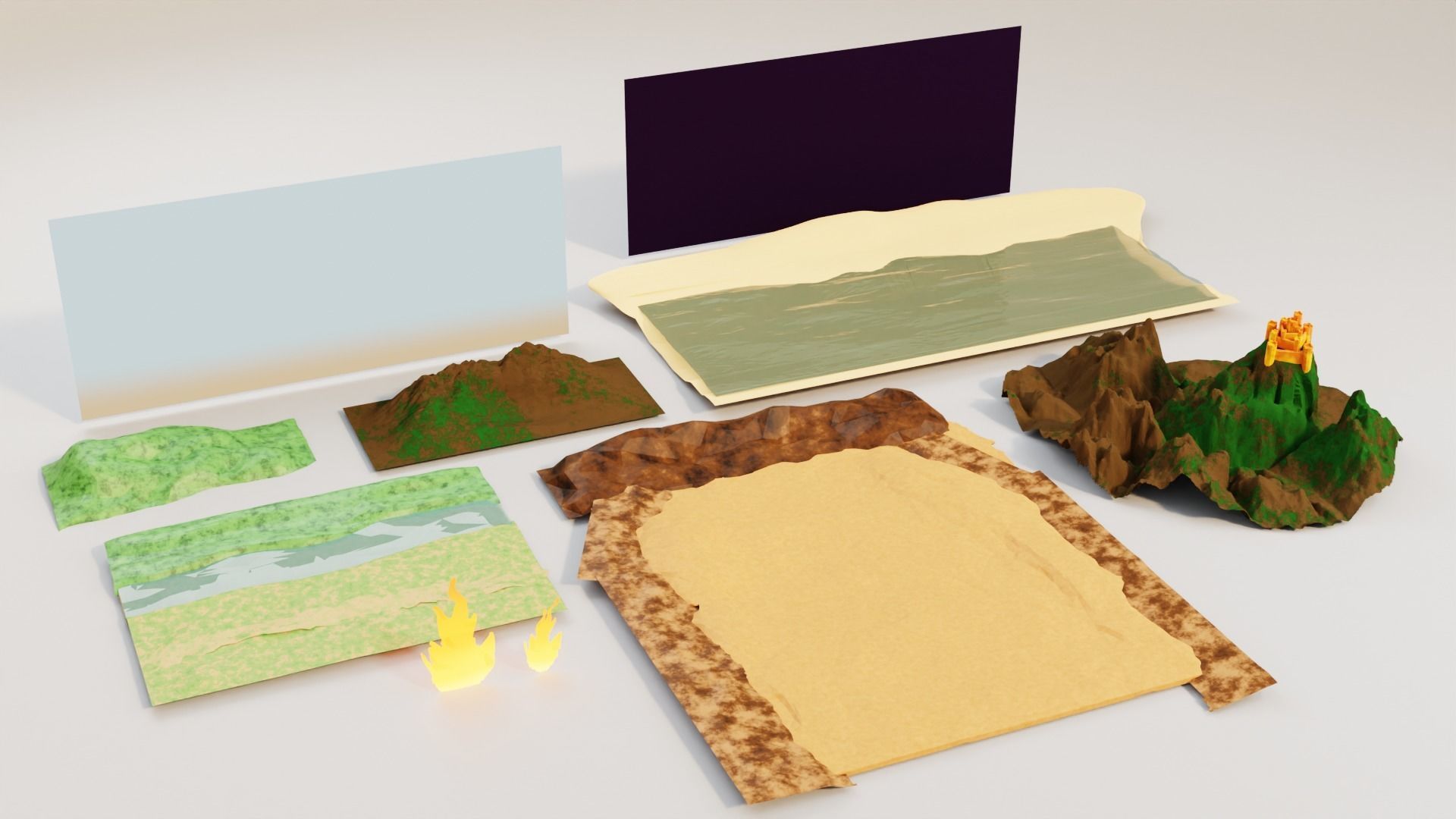 Unleash the Epic Ramayan 3D Adventure Lowpoly Asset Pack Low-poly 3D model_5