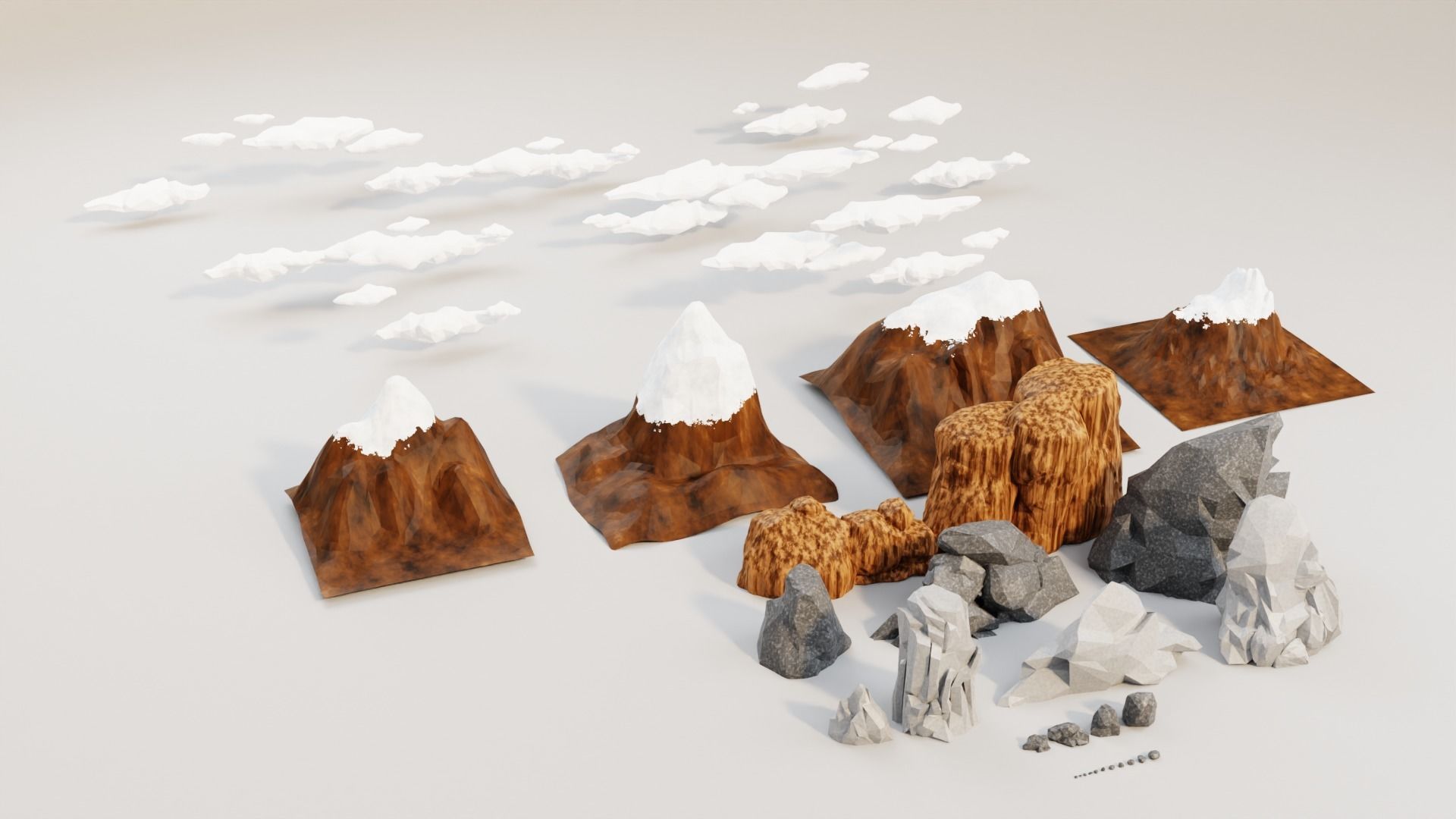 Unleash the Epic Ramayan 3D Adventure Lowpoly Asset Pack Low-poly 3D model_4